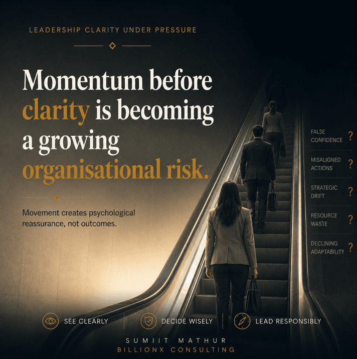 Momentum Before Clarity Is Becoming A Major Organisational Risk